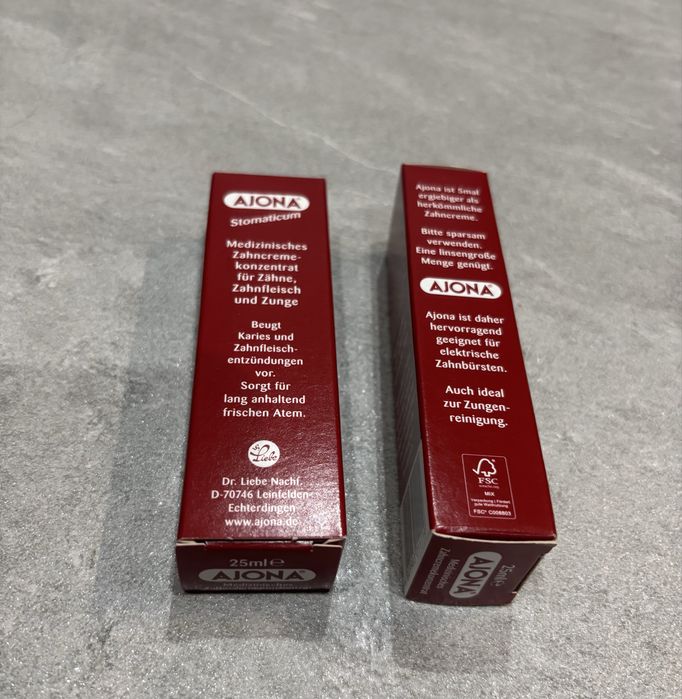 Ajona koncentrat pasty do zębów DE