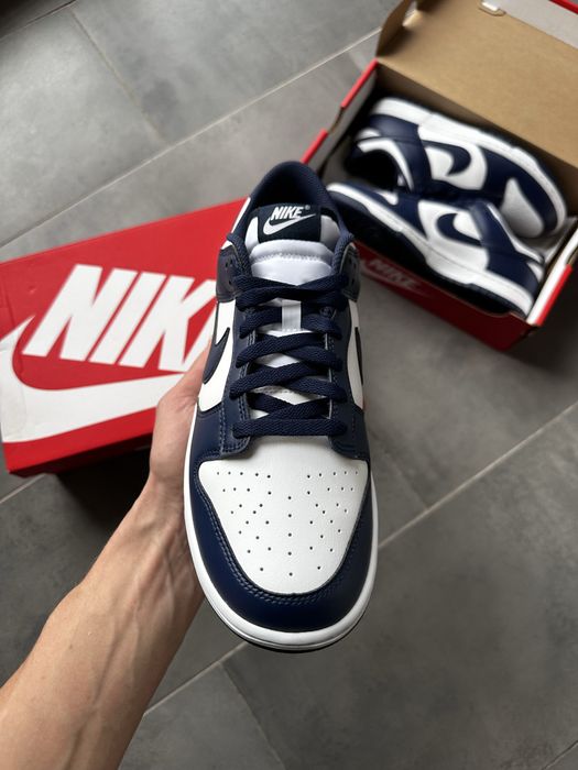 Оригінальні чоловічі кросівки Nike Dunk Low Retro Midnight Navy