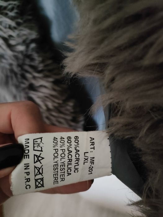 Futerko kamizelka futrzana L Xl