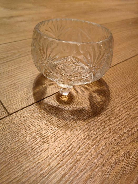 Kryształowa misa PRL nieduża