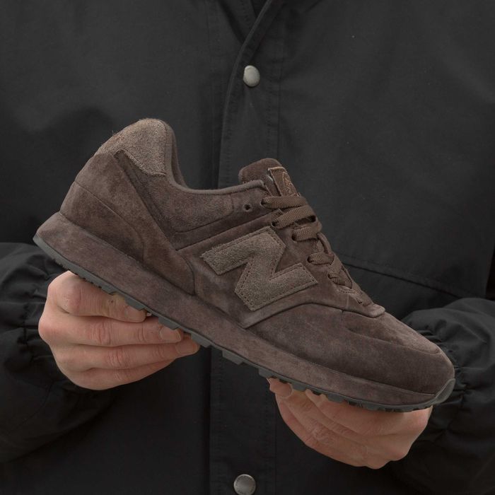 АКЦІЯ! New Balance 574  x  Stone Island Ghost Pack Dark Brown