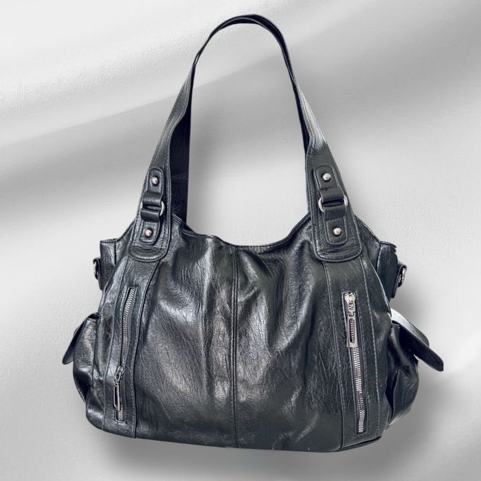 Torebka czarna na ramie coquette y2k avant garde vintage style 99’s