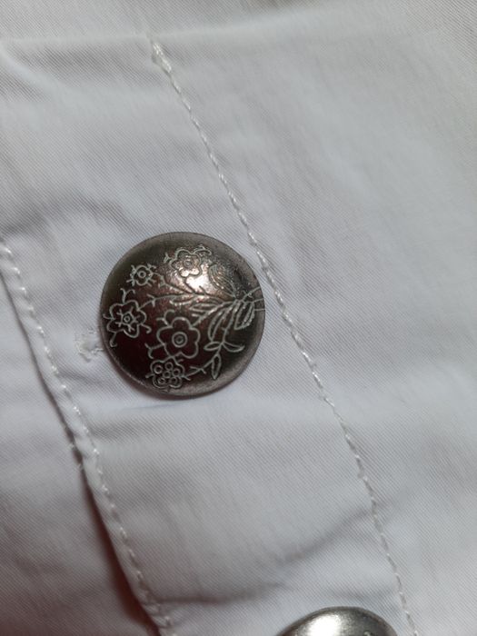 Spodnie damskie rybaczki białe lato Tiffi S