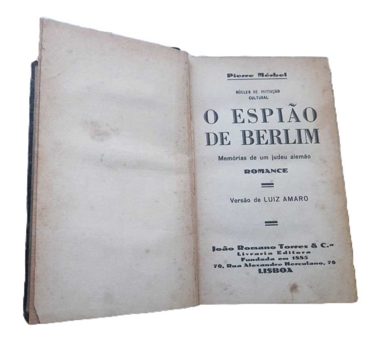 O Espião de Berlim, Memórias de um Judeu Alemão, de Pierre Mérbel