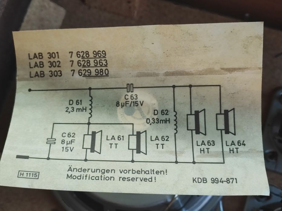 LAB 302 blaupunkt kolumna głośniki suprakustik
