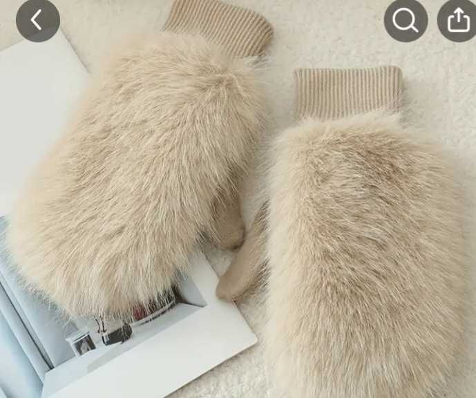 Жіноча зимова куртка+ в подарунок пухнасті рукавиці