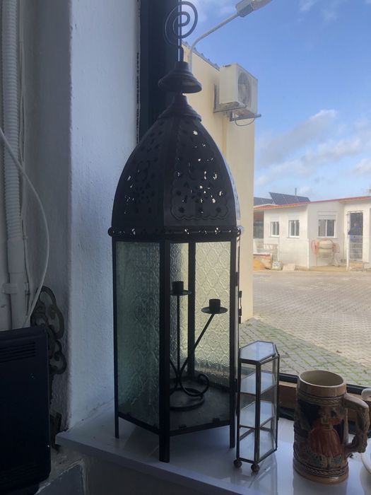 candeeiro de velas antiguidade