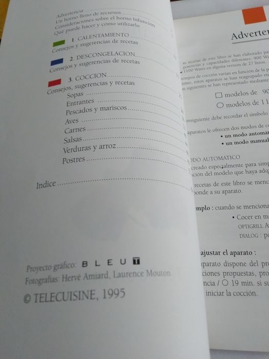 LA COCINA ATRATIVA, Telecuisine, 1995