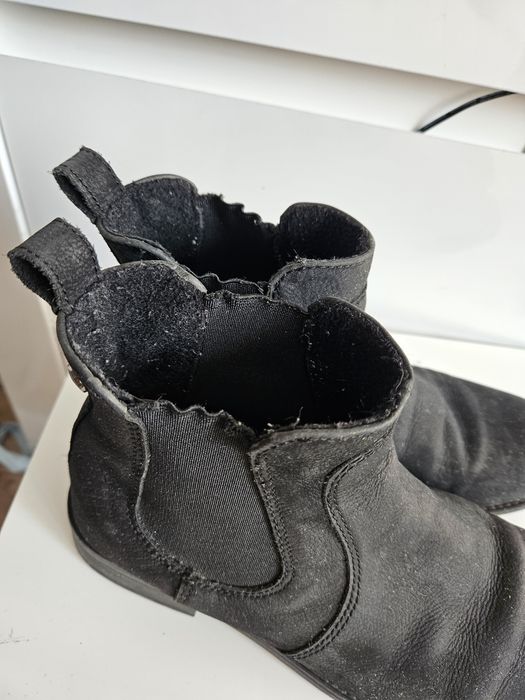 Buty botki muszkieterki czarne Lasocki 37