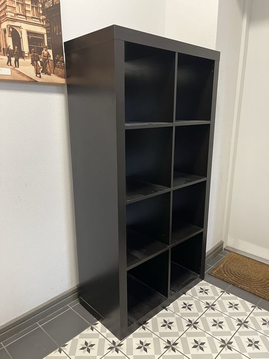 Regał czarny Ikea
