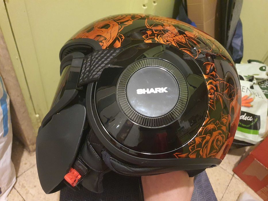 Espectacular Capacete Shark Sanctus tamanho S