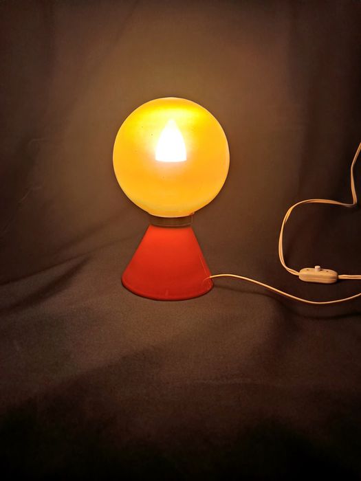 Candeeiro de mesa vintage da era espacial (Space Age),década de 1960 o