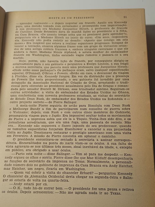A morte de um presidente