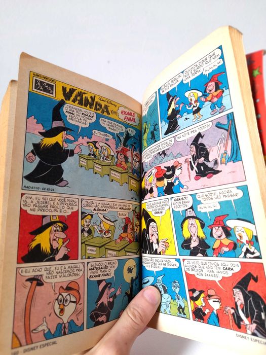 Livro de BD Disney Especial Número 62 Coleção Anos 80 Vintage