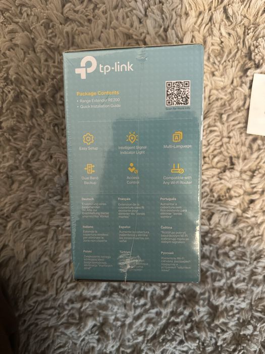 Wzmacniacz sieciowy tp-link RE200