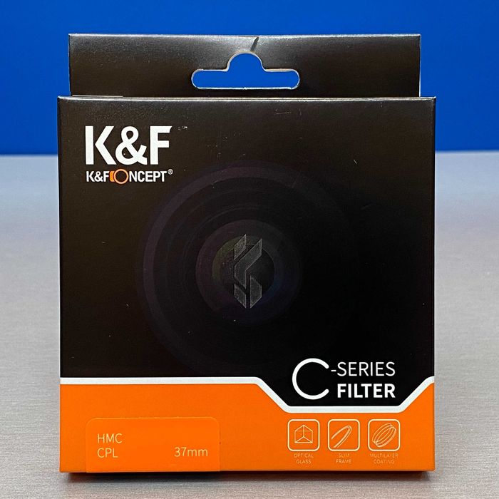 K&F Concept CPL Slim 37mm (Circular Polarizing Filter) – NEW64297875317763120