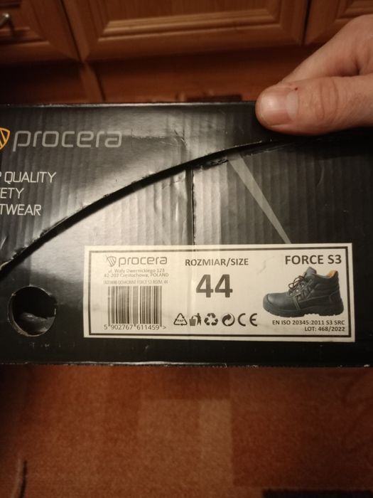 Buty robocze procera FORCE S3