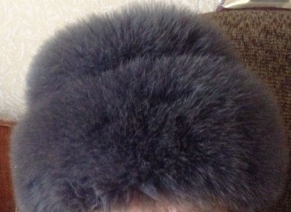 Шапка песцовая б/у