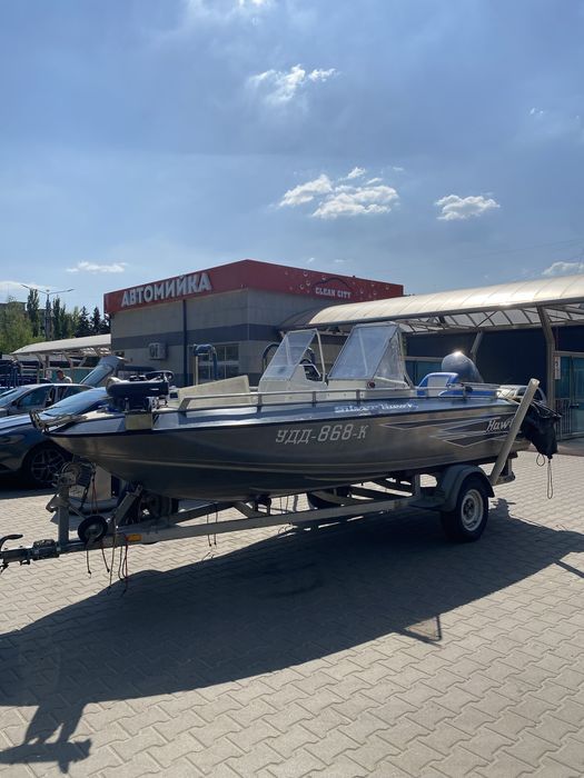 Лодка SilverHawk 520 + Yamaha 100 + лафет