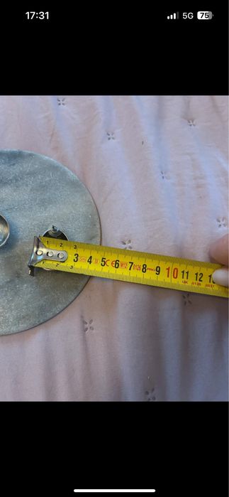 Kolczyki duze masywne srebrne klipsy okragle