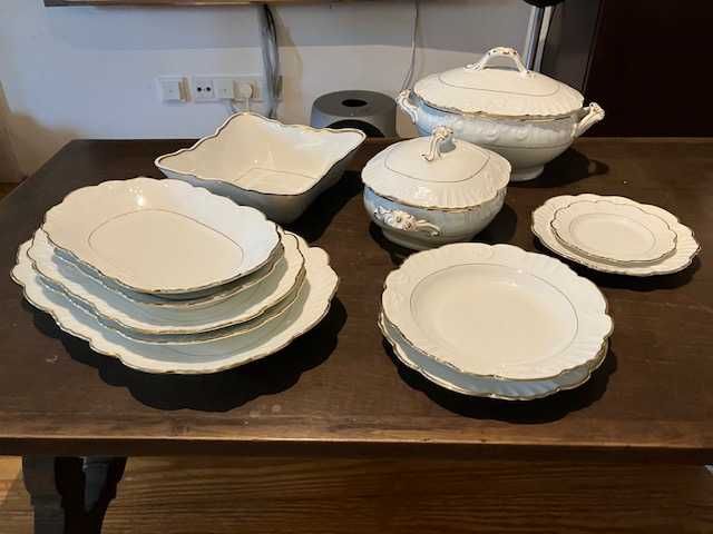 Serviço Jantar Vista Alegre Porcelana Vintage