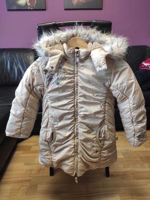 Dziecięcy komplet zimowy Marquitta r 104 kurtka spodnie przepiękny