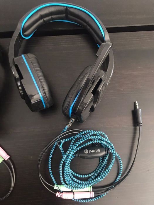 Headset NGS + adaptadores