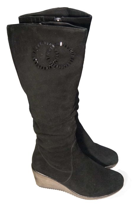 Сапоги Зимние замшевые женские.