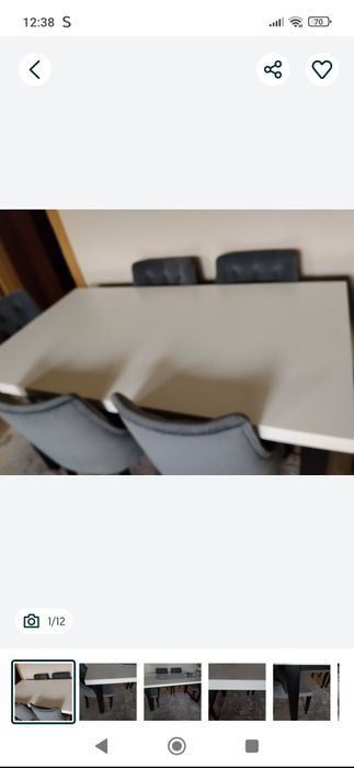 Stół loft na metalowych nogach ( Lazur Meble)rozkładany 160*90 ( 240*