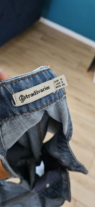 Ogrodniczki stradivarius s niebieskie letnie