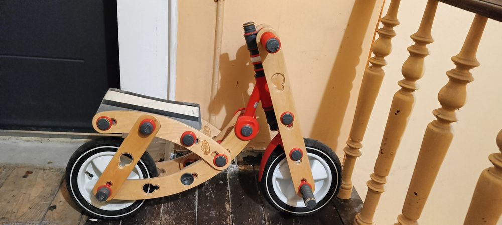 Rowerek biegowy drewniany