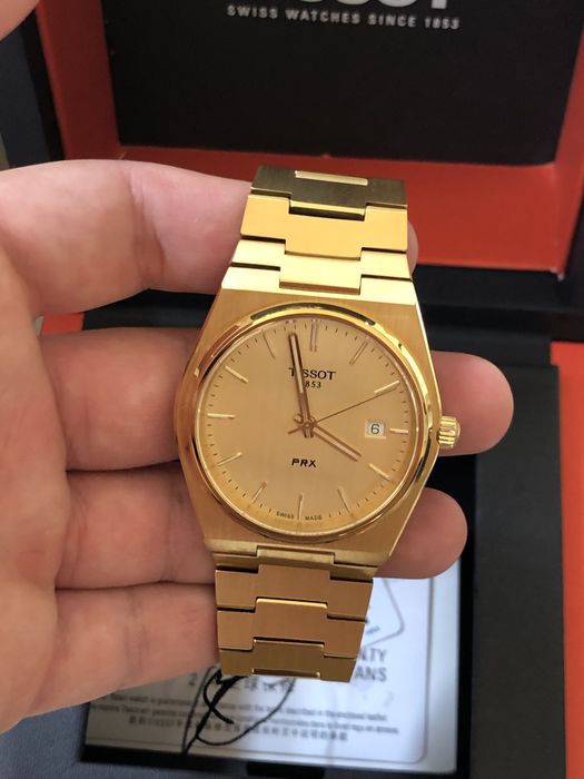 Relógio Tissot Prx Dourado