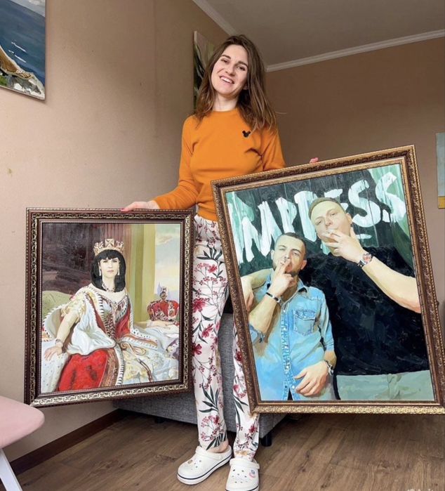 Картина на заказ маслом на холсте