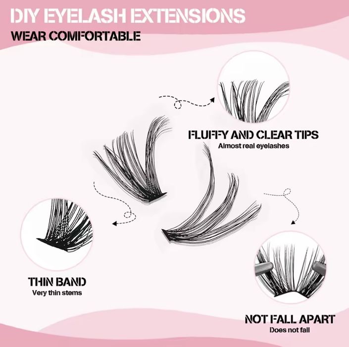 накладні вії/набір для нарощування вій 30D