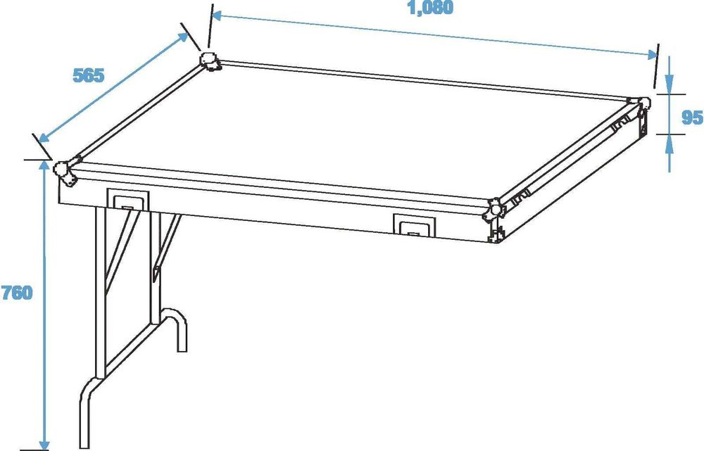 Zestaw stół rack