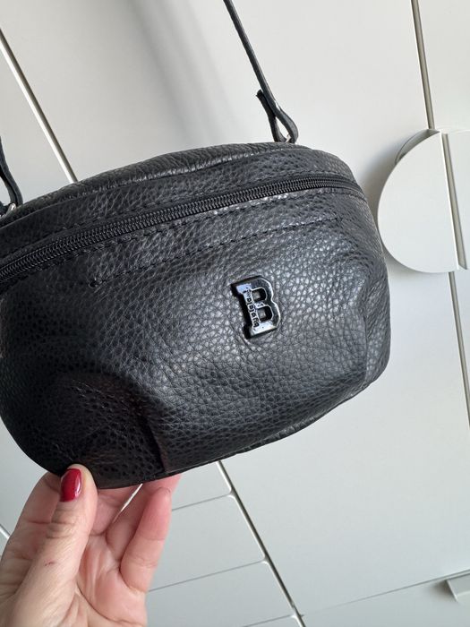 By o la la torebka nerka skórzana czarna - Nowa