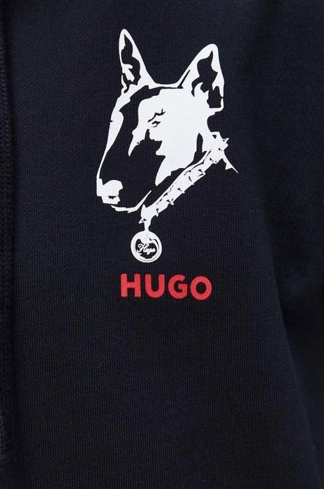 Худи Hugo Boss dog с собакой питбуль 2024