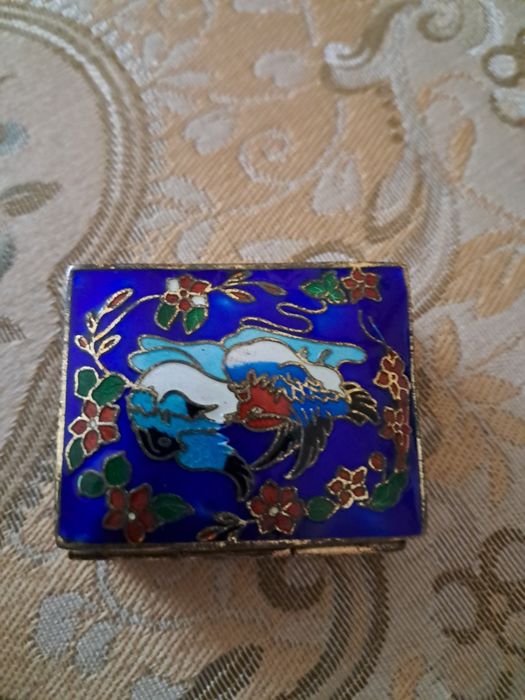 Puzderko mini szkatułka  cloisonne