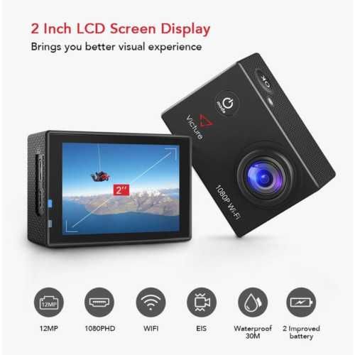 Відеокамера у наборі для підводної зйомки Victure AC420 з WiFi