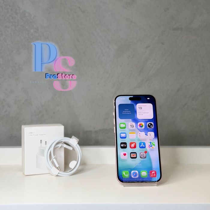 Apple iPhone 15 128GB Pink | Bateria 85% | Sklep Gwarancja FV