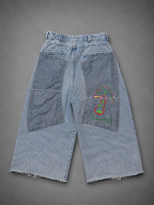 Шорты джинсовые y2k custom