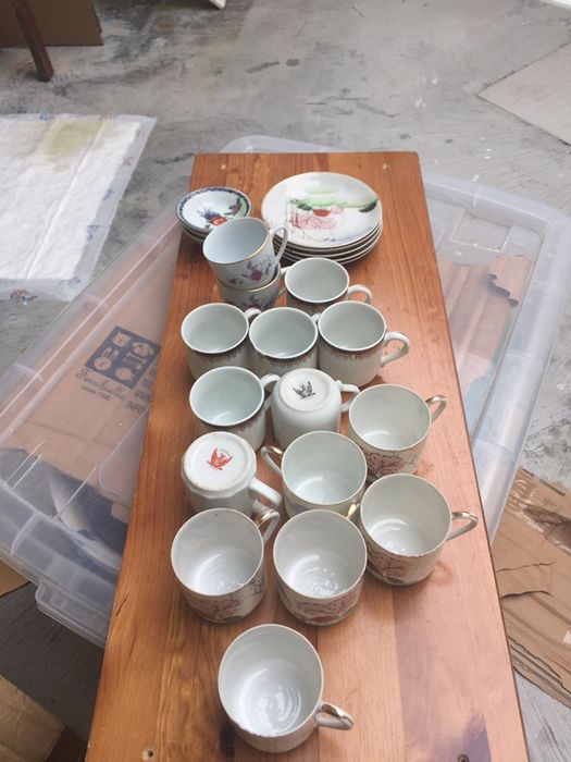 Lote porcelana chinesa casca OVO