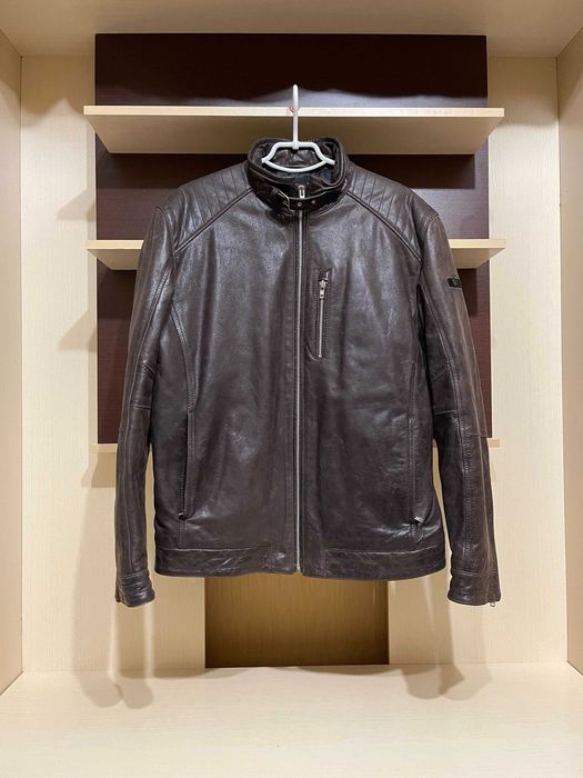 Strellson, 100% натуральна шкіряна куртка  L/XL