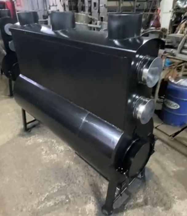 8мм! 2500м3! Теплогенератор печь, булерьян, буржуйка, Воздушный котел