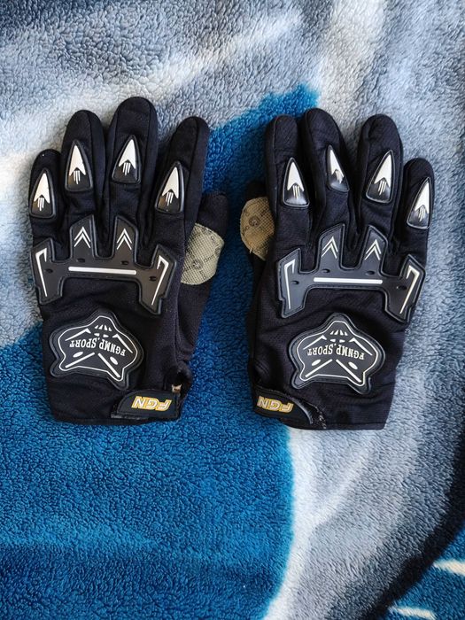 Rękawice sportowe FGN czarne – enduro / cross / taktyczne