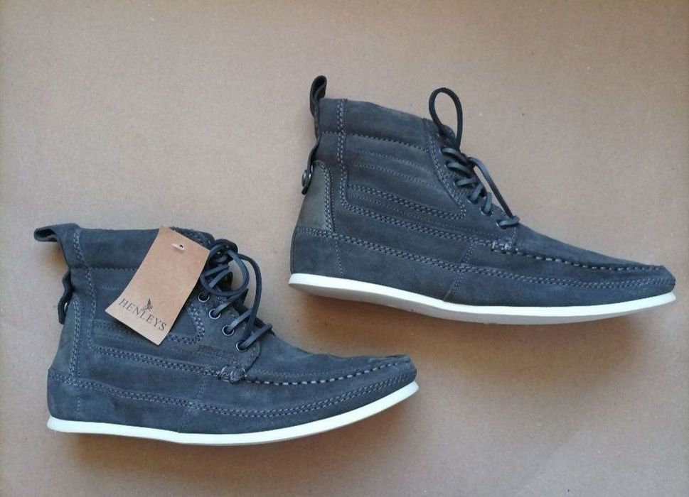 27,3cm 42 skórzane buty męskie Henleys