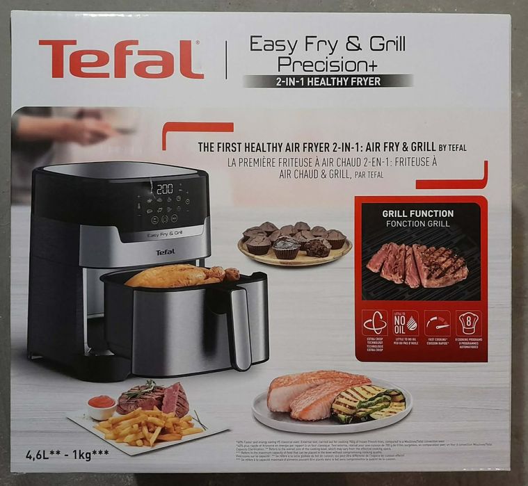 Nowa frytkownica beztłuszczowa Tefal 4,6l z funkcją grilla