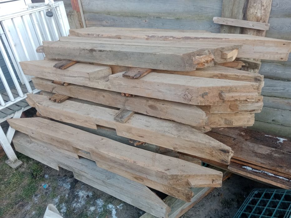 Bale belki drewno wiata zastrzały !! 2 - 6 m !!
