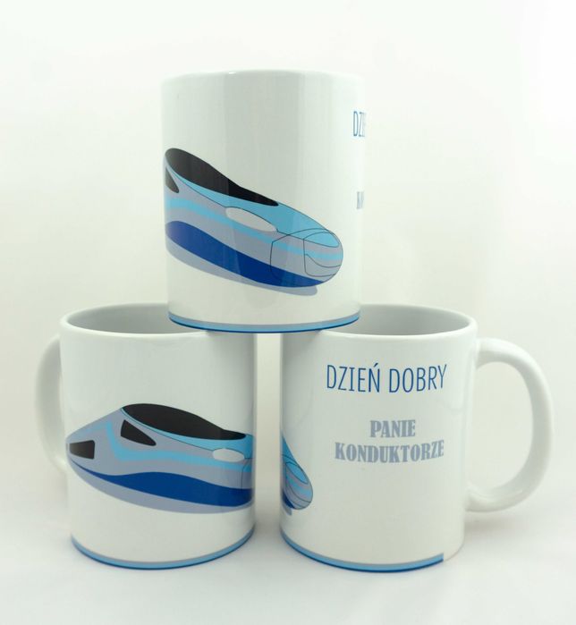 Kubek z PENDOLINO - konduktor PKP Intercity