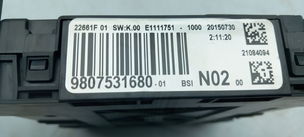 Caixa fusíveis / SAM / BSI PEUGEOT 208